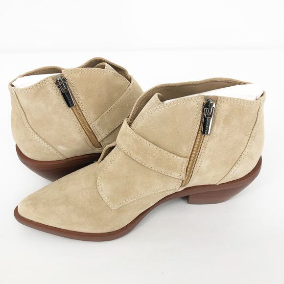 VINCE CAMUTO Women's Ashena Pointed Toe Ankle Boot 6.5 Taupe Suede NWOB - Picture 6 of 11